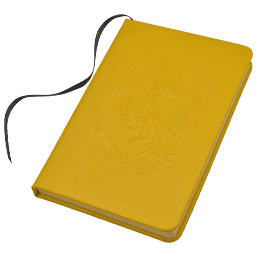 Personalised Hufflepuff Embossed Notebook