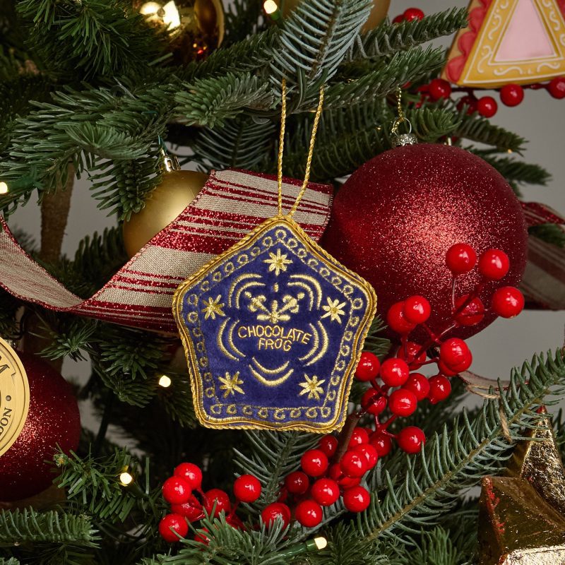 2000009105 Chocolate Frog Embroidered Ornament