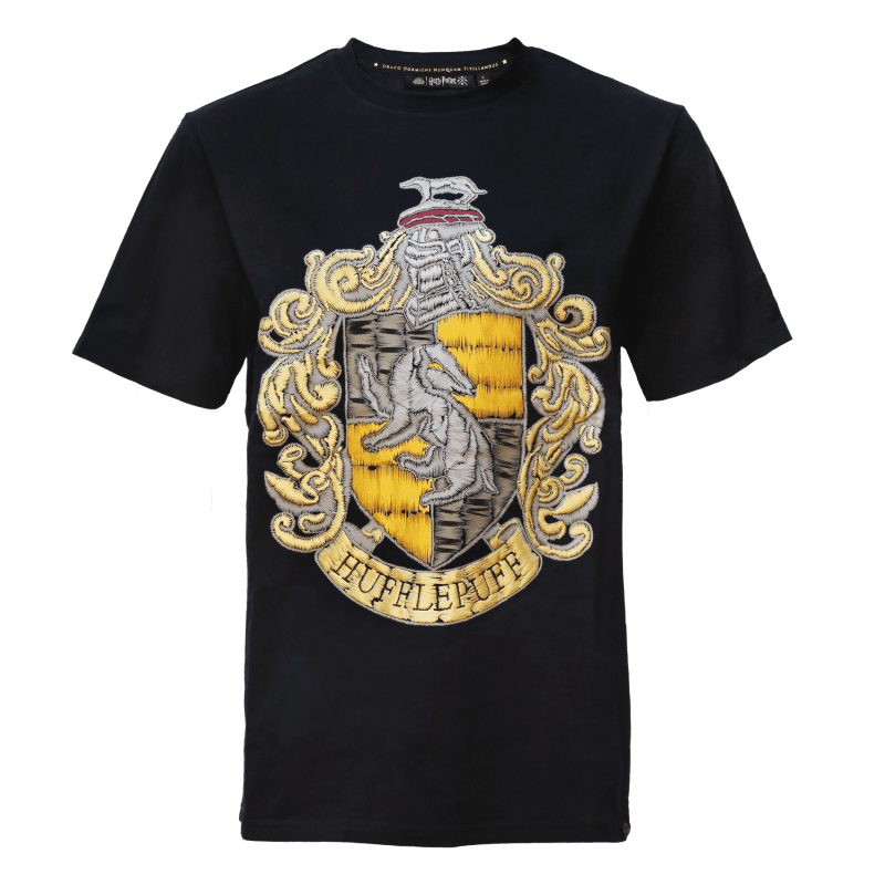 EmbroideredPrintHouseCrestTShirt Hufflepuff A