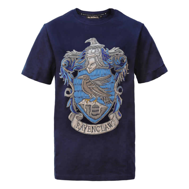 EmbroideredPrintHouseCrestTShirt Ravenclaw A