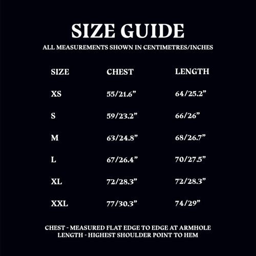 Size Guide BEAUXBATONS SWEATSHIRT