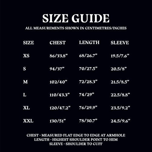 Size Guide BLOCK TSHIRT 69656c35 03f6 4308 b1ee 9eab29490d4a