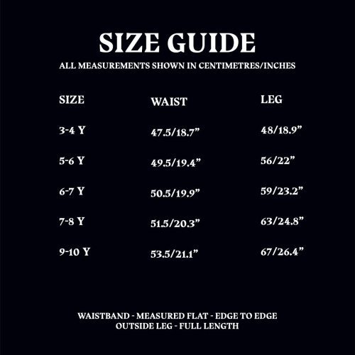 Size Guide Kids HoodieDressSet2